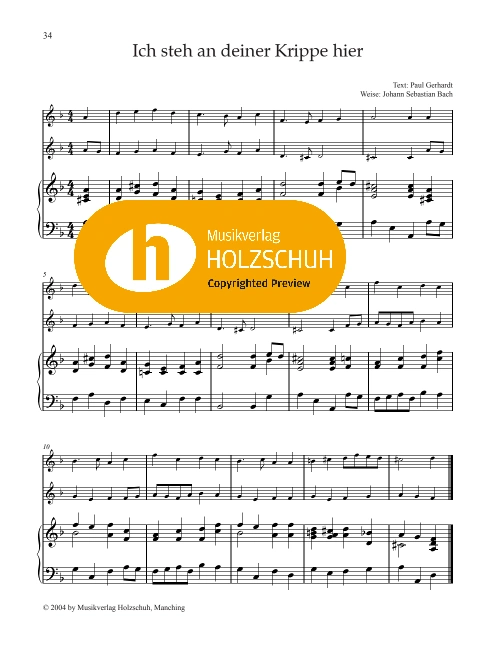 Ich steh an deiner Krippe hier